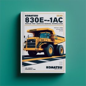 Komatsu 830E-1AC Kipper Reparaturhandbuch