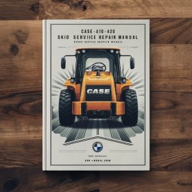 Case 410 420 Skid Steer Shop Service Repair Manual