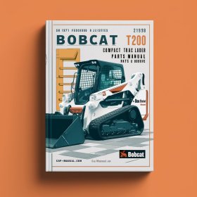 BOBCAT T200 Turbo Compact TRACK Loader Parts Manual SN 517511001 & Above