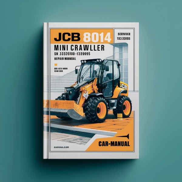 JCB 8014 Mini Crawler ExcavatorS SN 1392500-1393095 Service Repair Manual