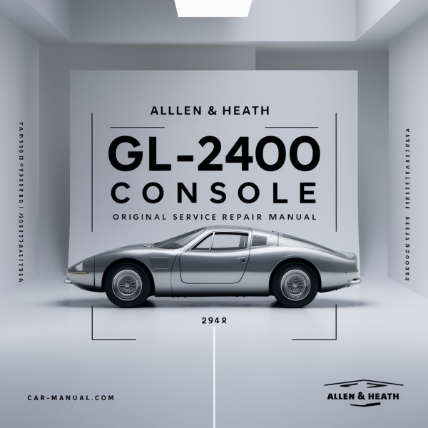 Allen & Heath GL-2400 Console Original Service Repair Manual