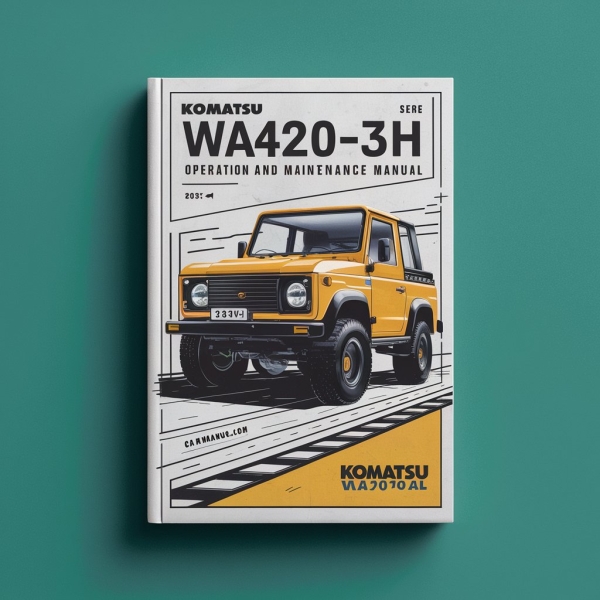 Komatsu WA420-3H operation and maintenance Manual