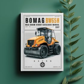 Bomag BW65H Walk-behind Double Drum Vibratory Roller Service Parts Catalogue Manual PDF