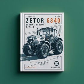 Zetor 6340 Tractor WSM Service Manual Repair PDF Download