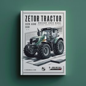 Zetor Tractor 3320-6340 Workshop Service Repair Manual