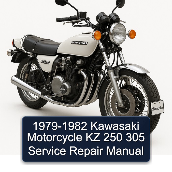 1979-1982 Kawasaki Motorcycle KZ 250 305 Service Repair Manual